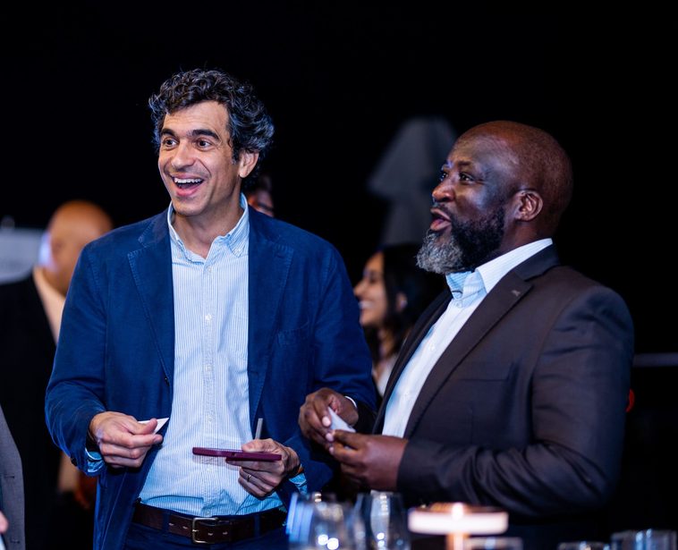 Guests talking at an SCCK networking evening in Nairobi